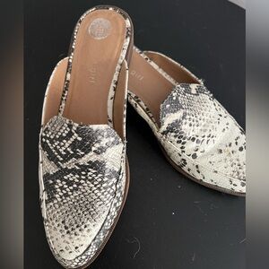Madden girl slip on flats. Size 7.5. Used and small stain on one toe as shown.